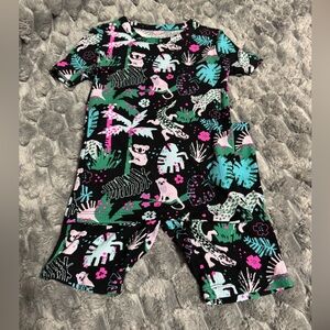 Cat &Jack Kids Jungle Print Short & Shirt Set Size 4, NWT